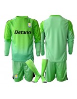 Aston Villa Brankářské Venkovní dres pro děti 2025-26 Dlouhý Rukáv (+ trenýrky)